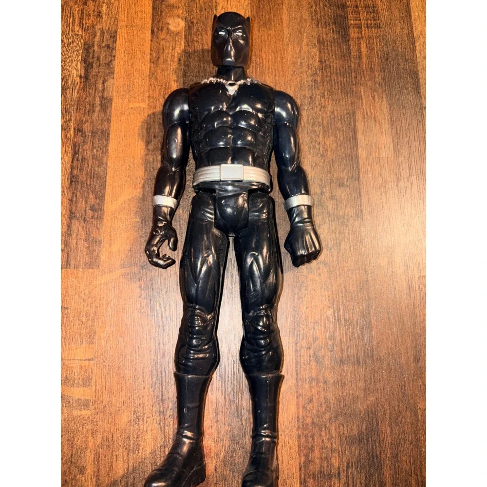 Marvel Black Panther Titan Hero‎ Series 12 Inch Action Figure Black Silver